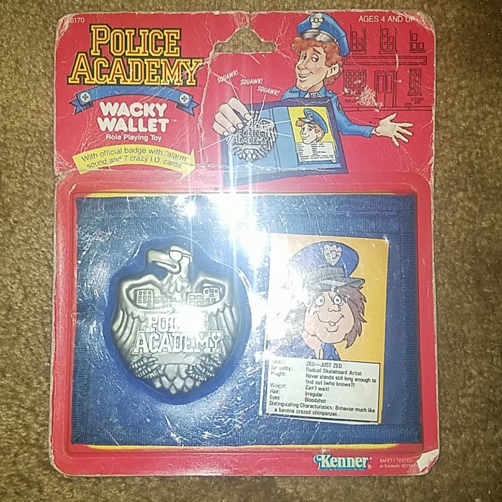 1989 Police Academy Wacky Wallet